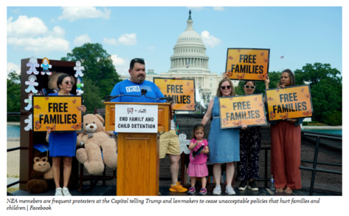 In Washington, Union Protesters Gather On Capitol Hill To Tell Lawmakers “No More Business As Usual”