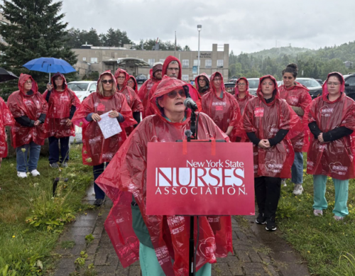 NYSNA Nurses At The Adirondack Medical Center Hold A ‘Speak Out For A Fair’ Contract - ‘Call For A Contract With A Plan To Recruit & Retain Nurses, Including Respectful Wages & Affordable Health Benefits For Front-Line Nurses’