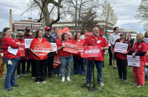 NYSNA-Represented North Country Health Care Workers Employed at UVM-Champlain Valley Physicians Hospital In Plattsburgh ‘Speak Out for Safe Staffing & A Fair Contract’