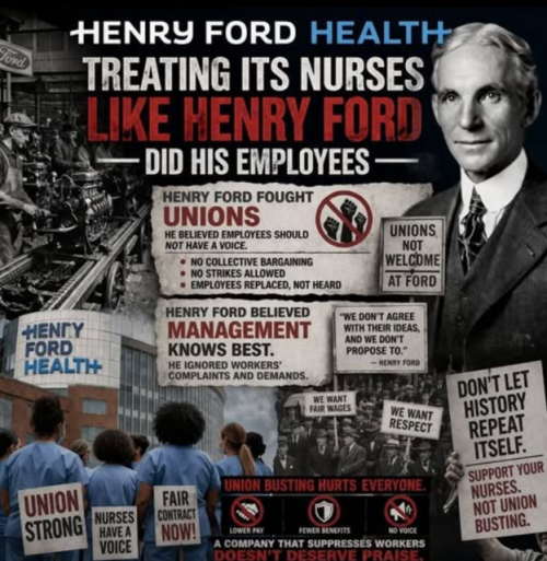 A Year On The Picket Line: Teamsters-Represented Henry Ford Nurses In Michigan ‘Are Still On Strike’