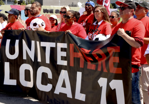 Just Days Before The Start Of The World Cup/FIFA Soccer Matches In The U.S., UNITE HERE-Represented SoFi Stadium Workers In Los Angeles ‘Win A Historic Contract’ That Also ‘Reserves The Right To Strike If ICE Threatens Safety’