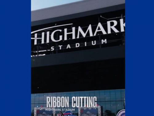 The Buffalo Bills ‘Officially Open’ Highmark Stadium With A Ceremonial Ribbon Cutting
